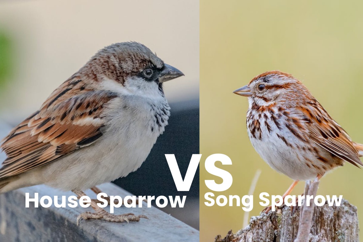 10 Almost Identical Backyard Birds (And How to Tell Them Apart) 5 House Sparrow vs. Song Sparrow
